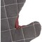 San Jamar 17 in. WebGuard Plus Fabric Bestguard Oven Mitt - Black (1-Pair)